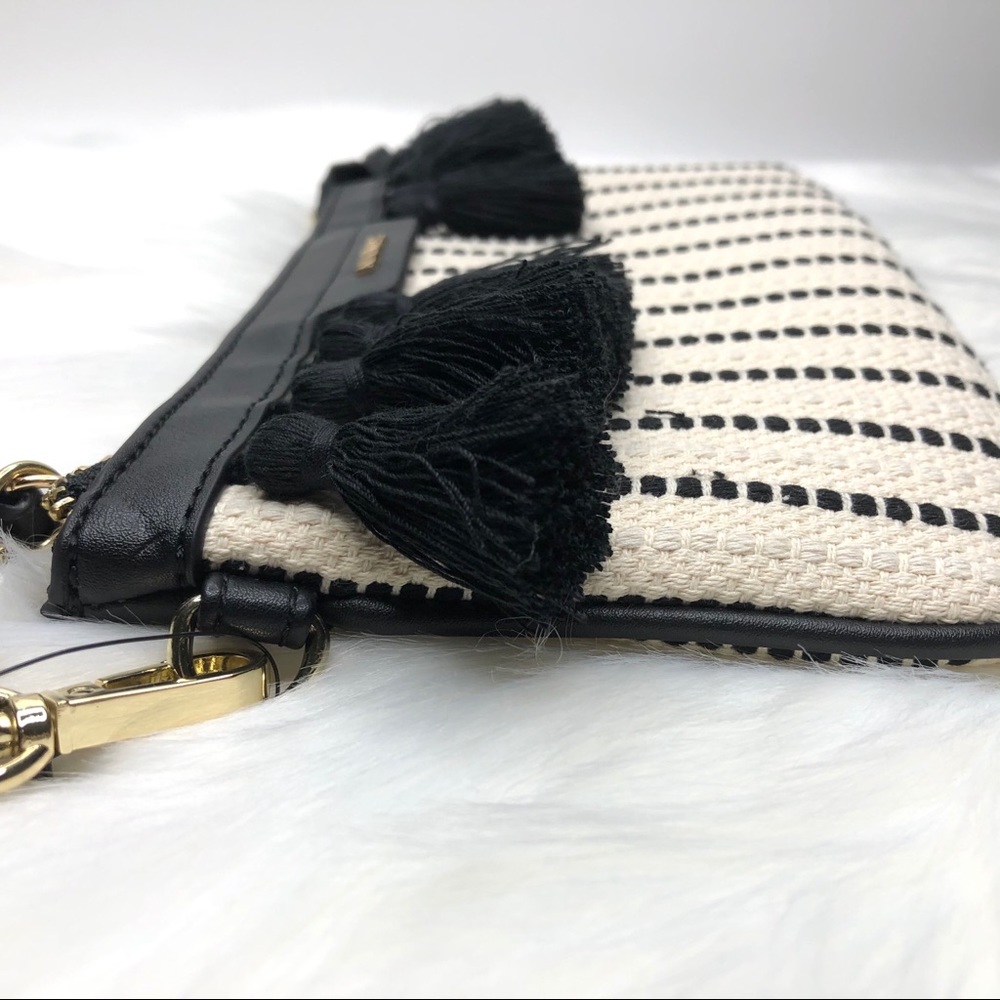 New NINE WEST Astoria SLG Tassel Wristlet - Picture 2 of 11